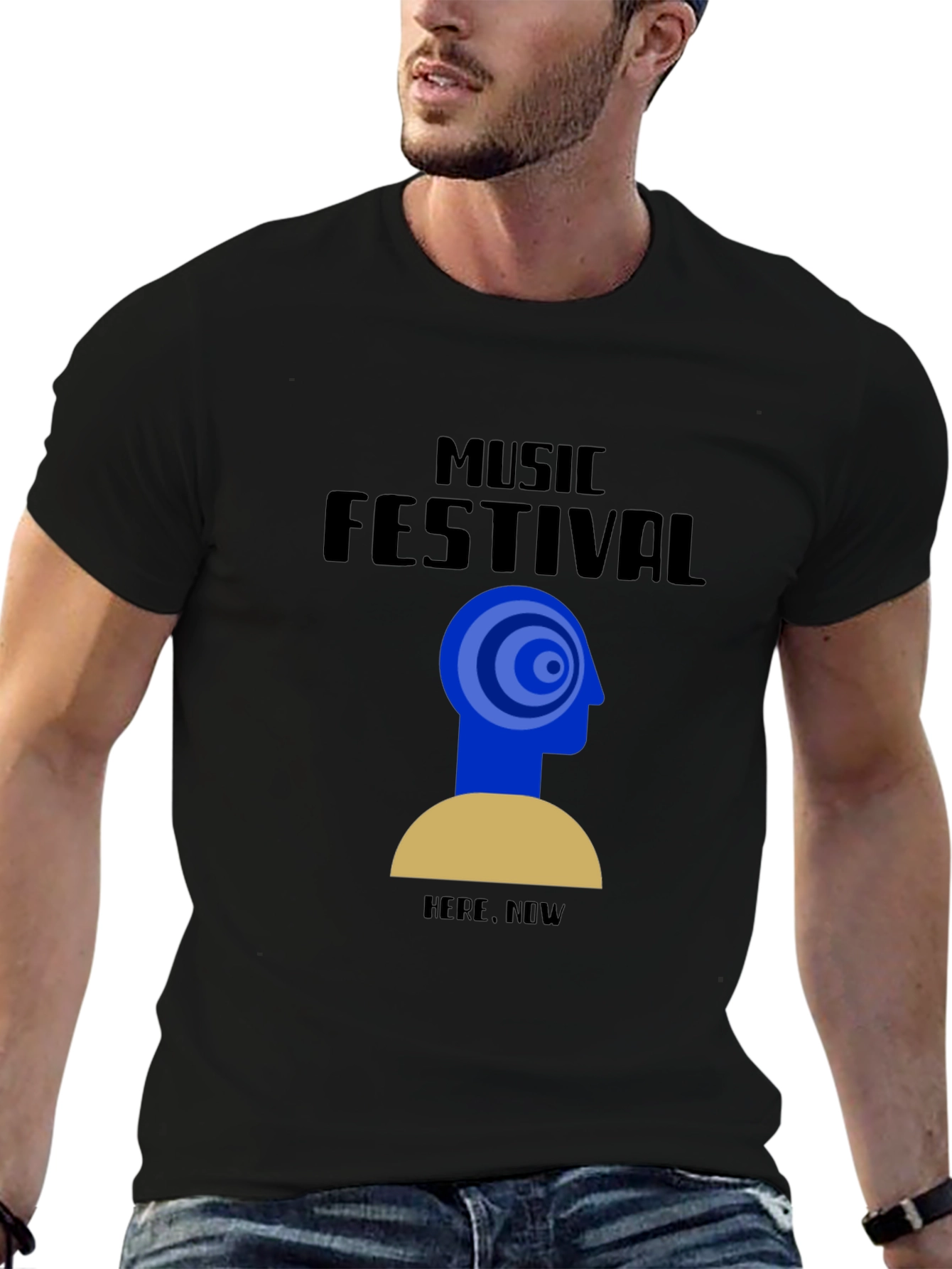 Music Festival Tee - Here Now Graphic T-Shirt