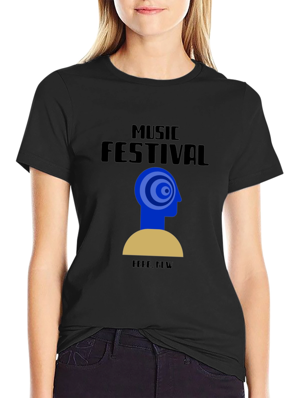 Music Festival Tee - Here Now Graphic T-Shirt