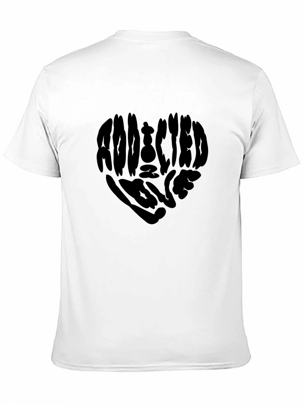 Addicted to Love T-Shirt - Heart Graphic Tee