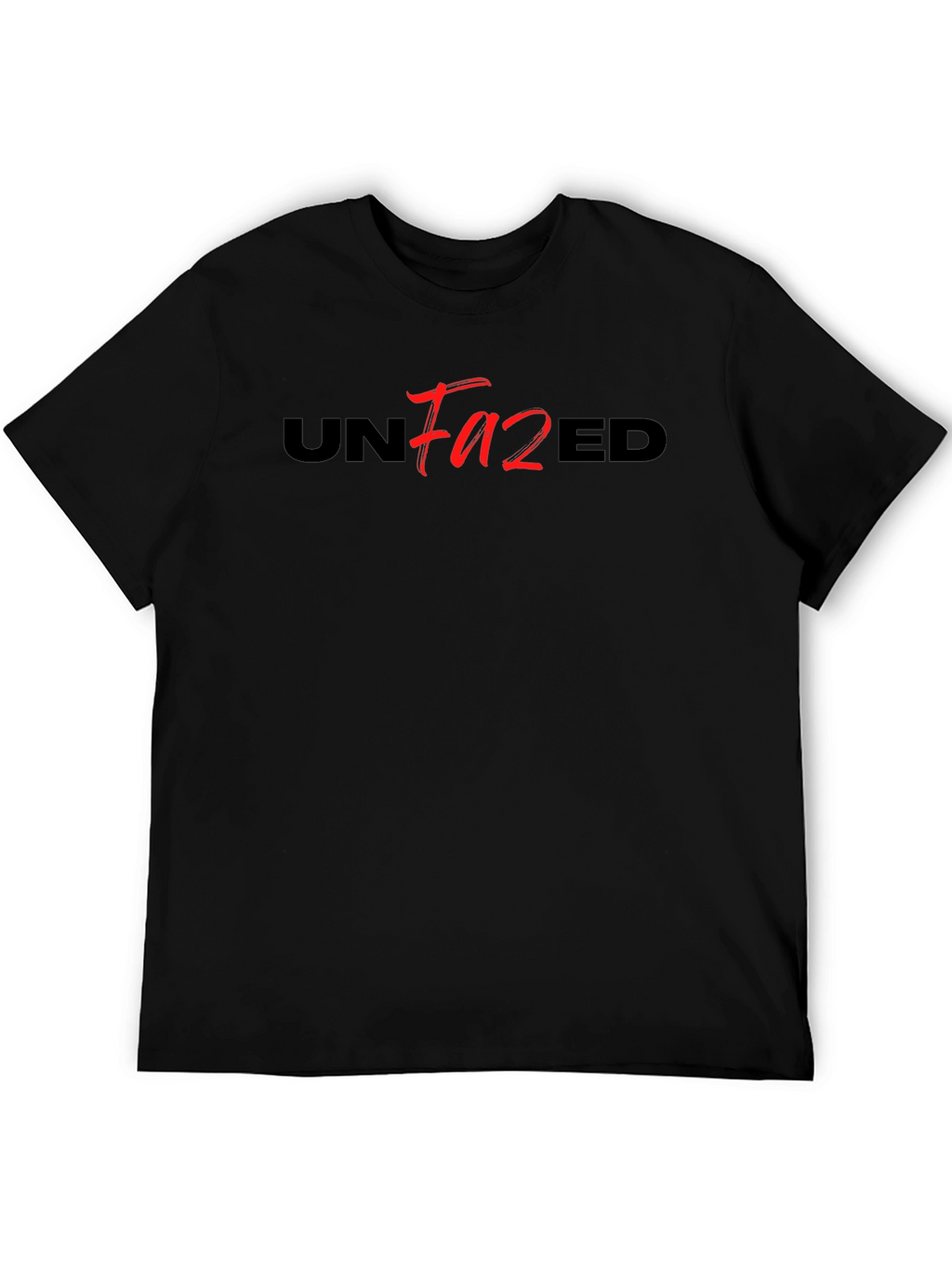 Unfazed Graphic Tee - Mens Black T-Shirt