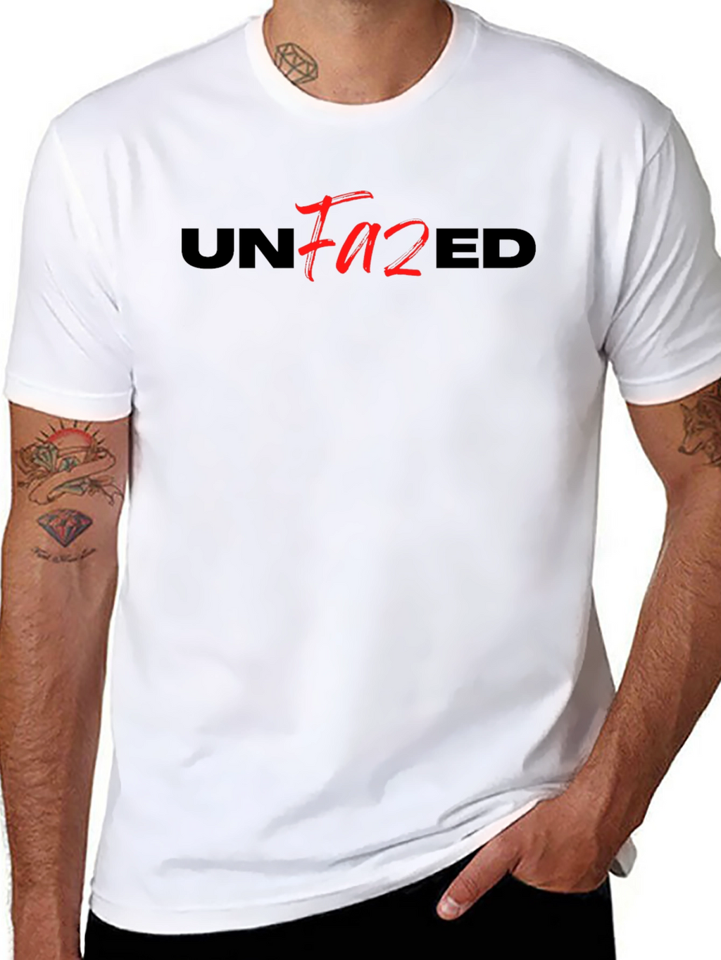 Unfazed Graphic Tee - Mens Black T-Shirt