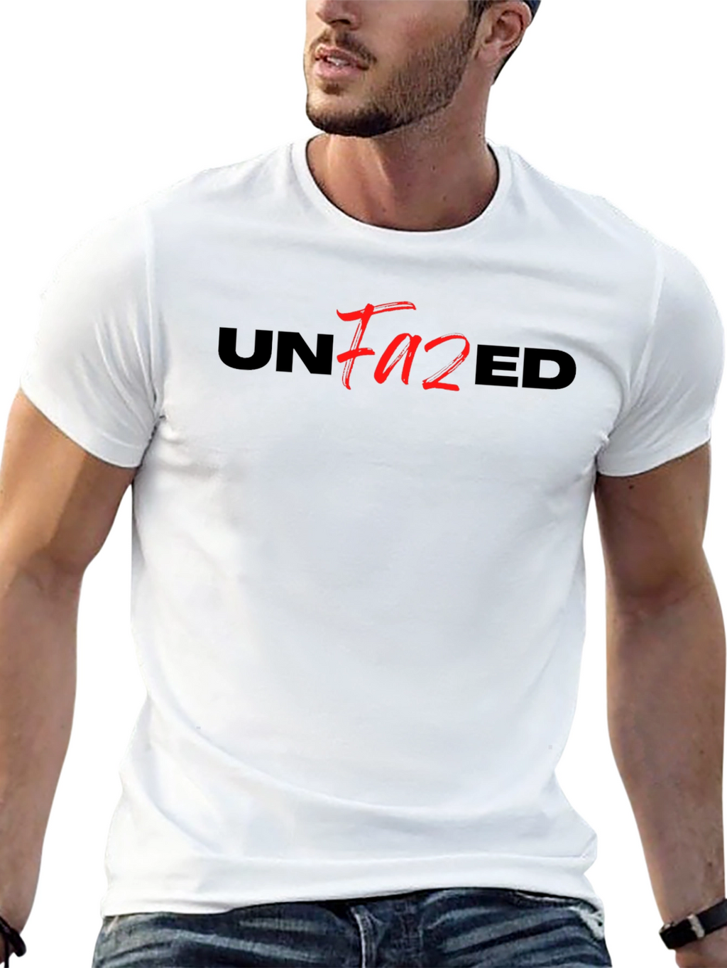 Unfazed Graphic Tee - Mens Black T-Shirt