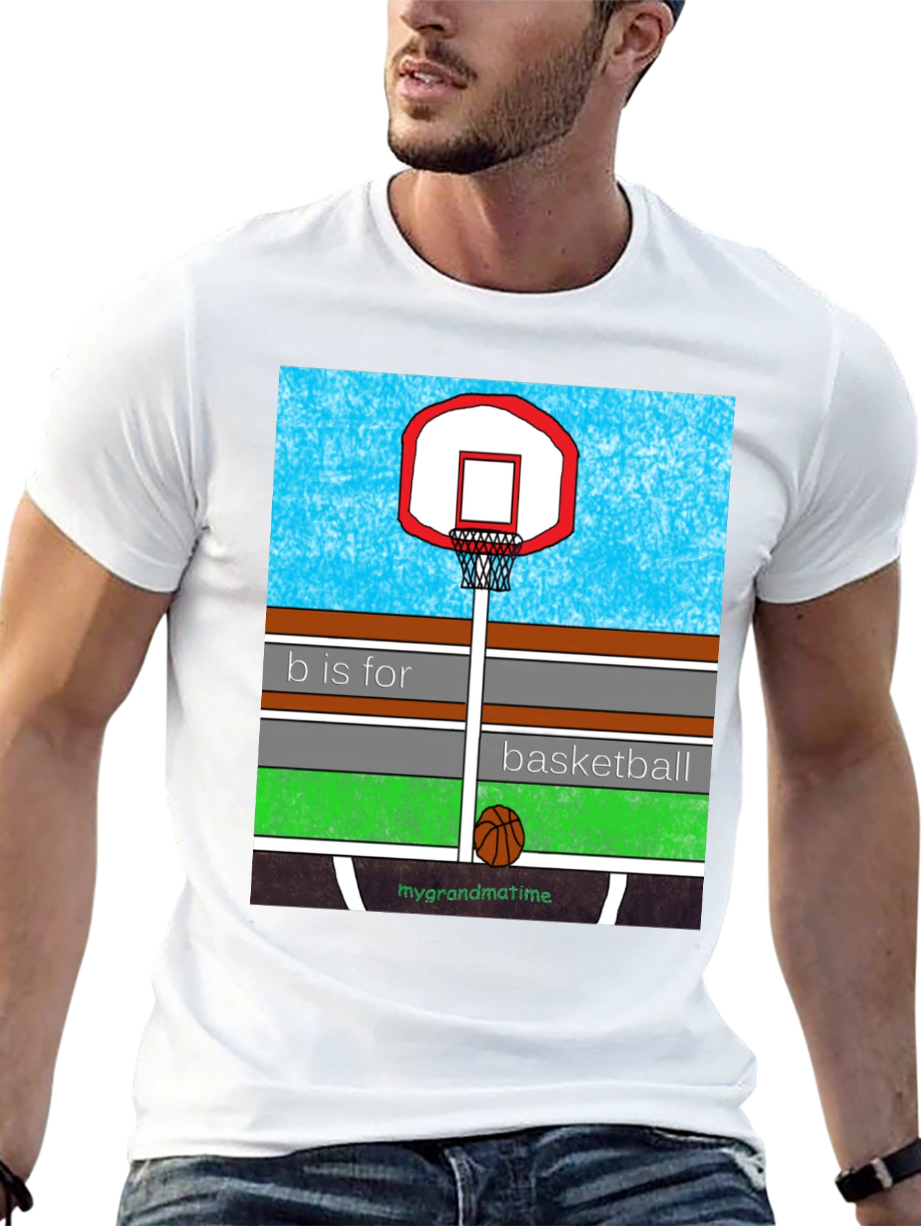 B is for Basketball Graphic T-Shirt