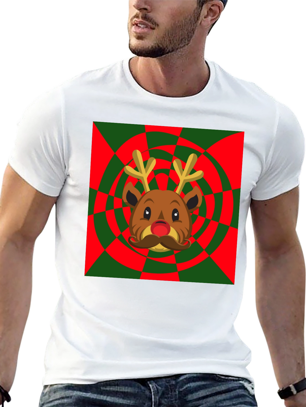 Holiday Reindeer Graphic Tee