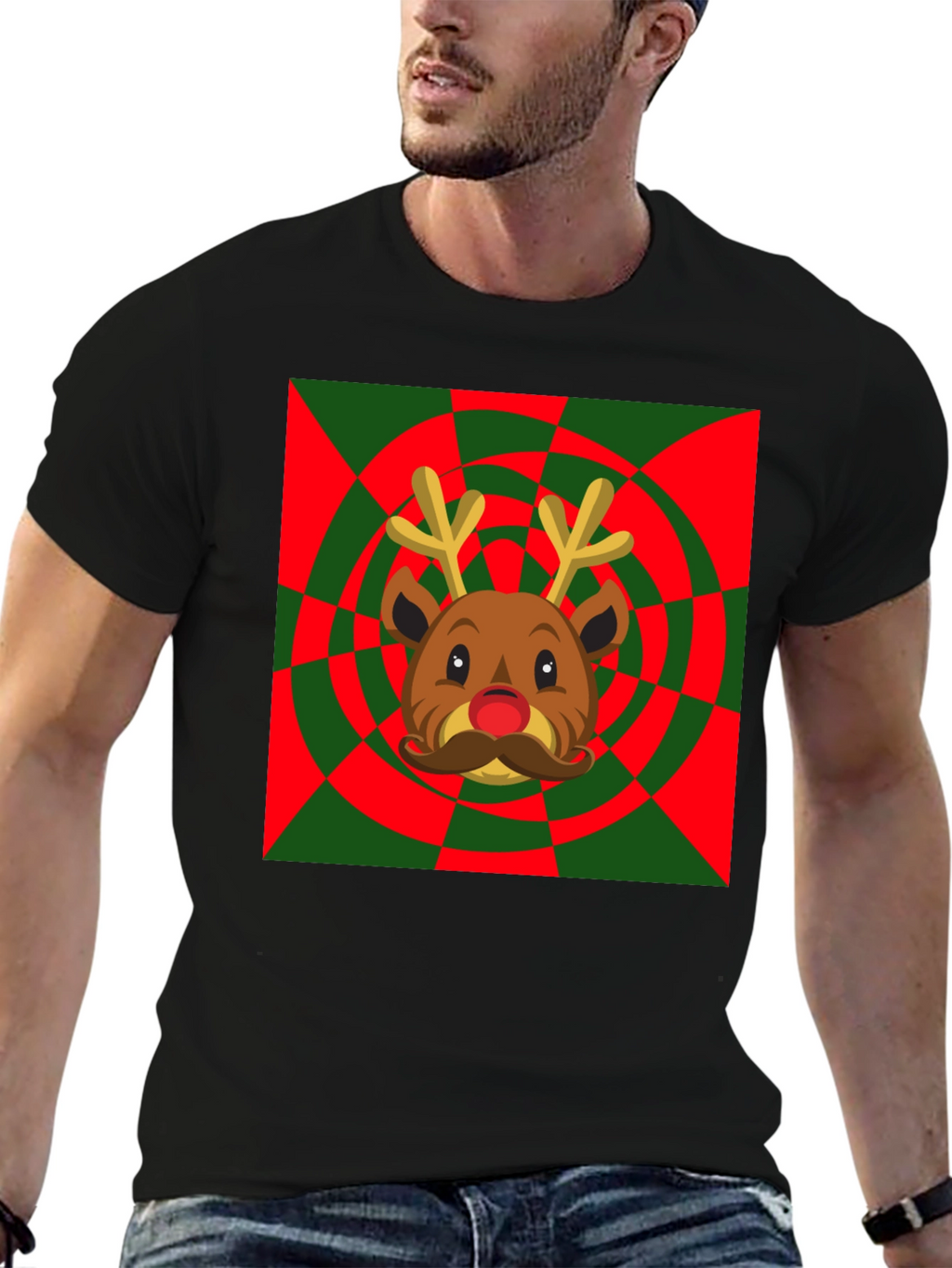 Holiday Reindeer Graphic Tee