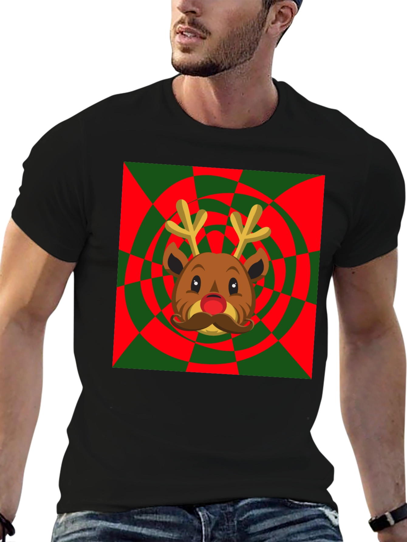 Holiday Reindeer Graphic Tee