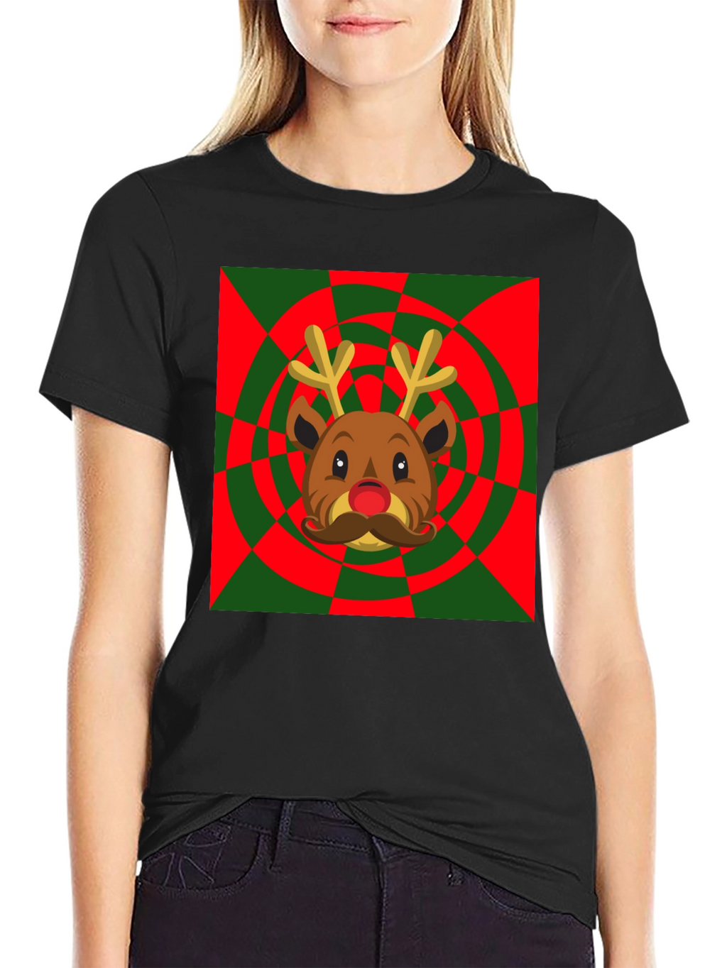 Holiday Reindeer Graphic Tee