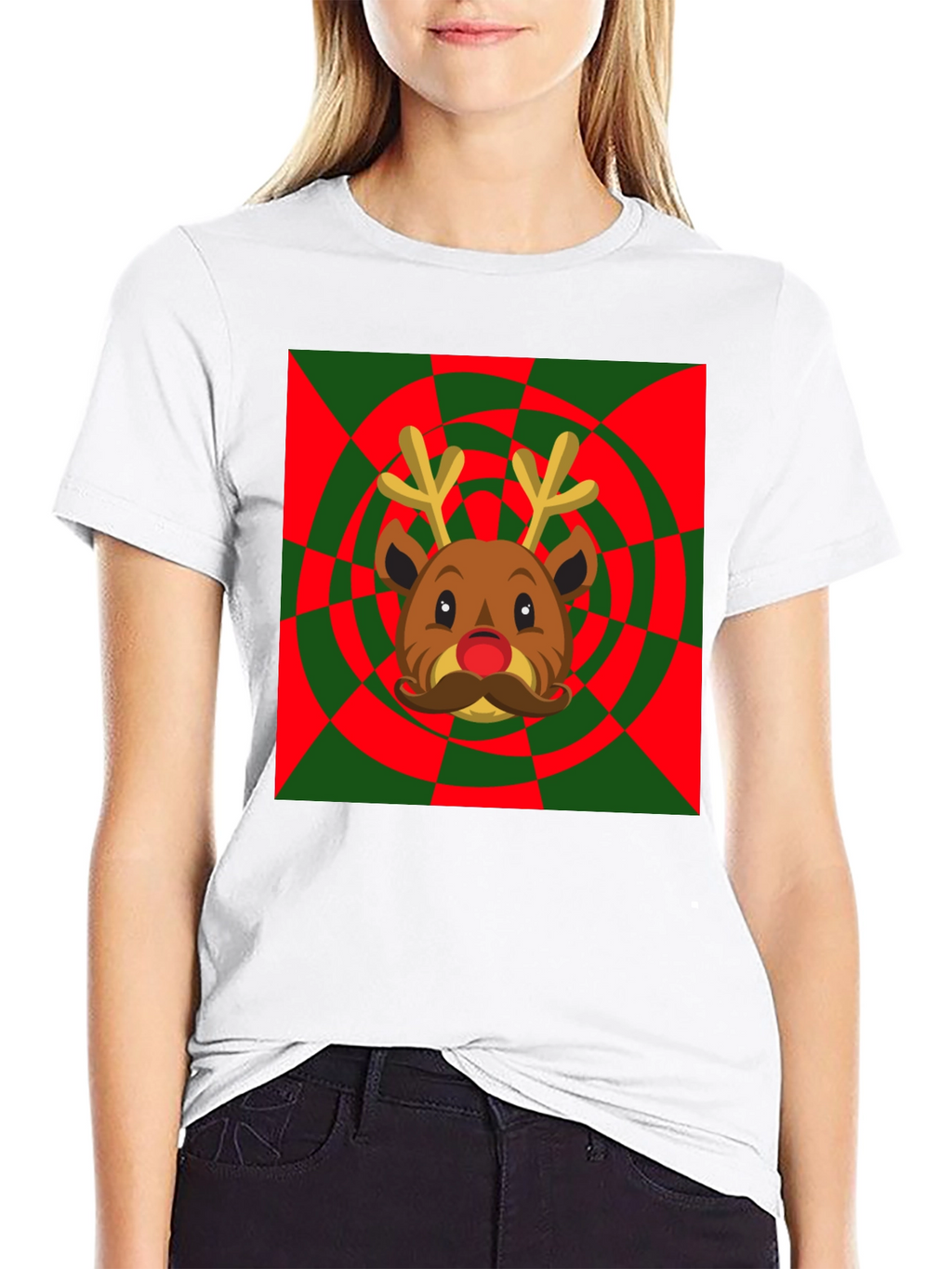 Holiday Reindeer Graphic Tee