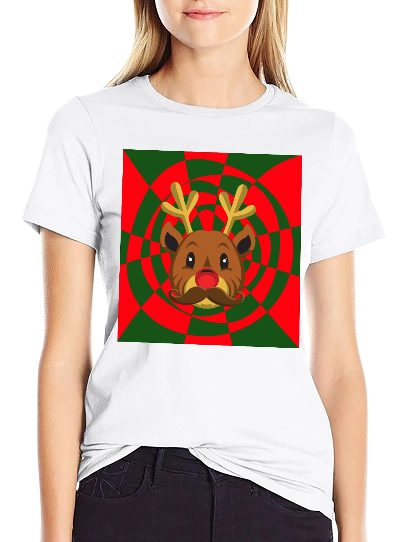 Holiday Reindeer Graphic Tee
