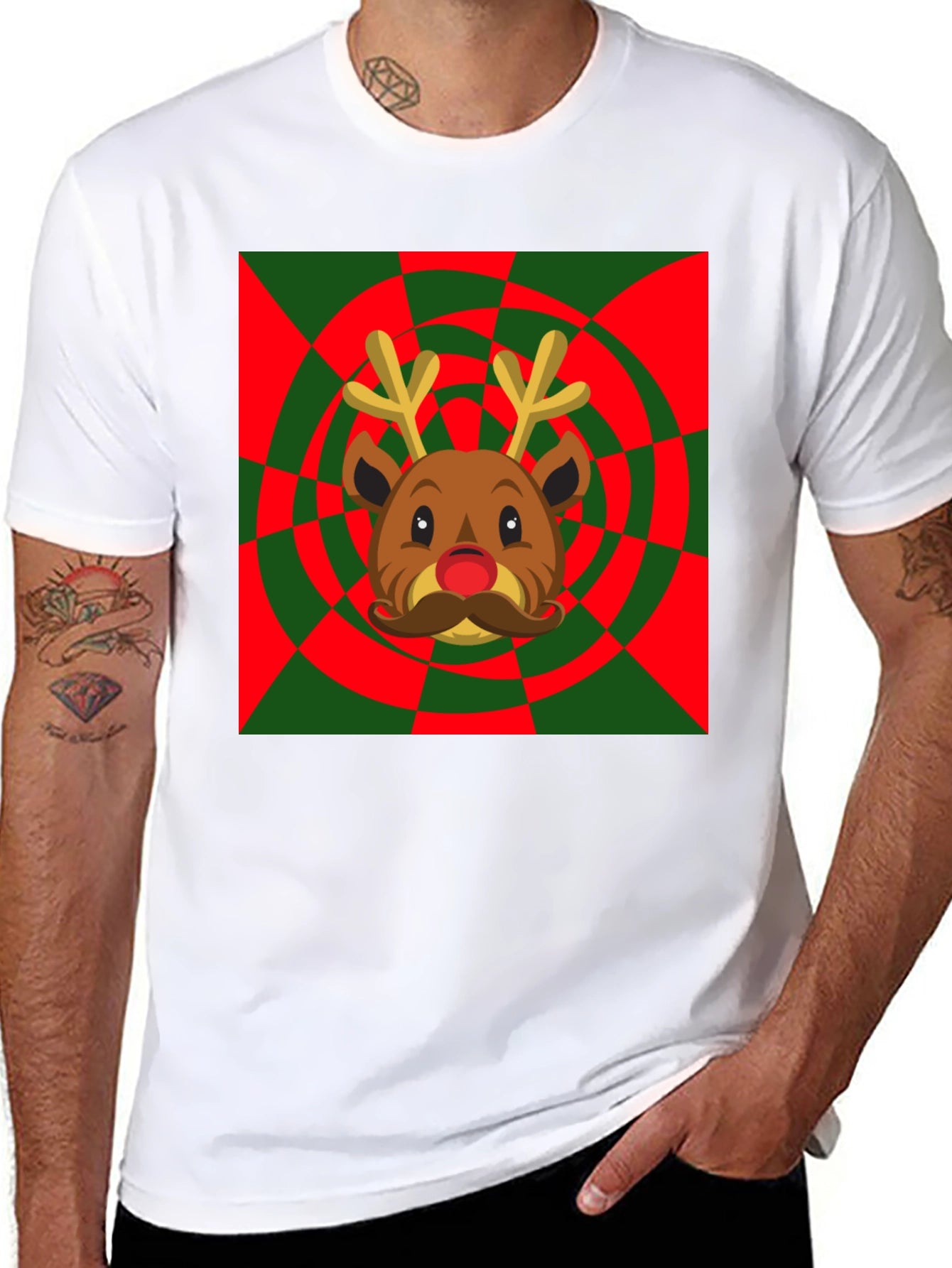 Holiday Reindeer Graphic Tee
