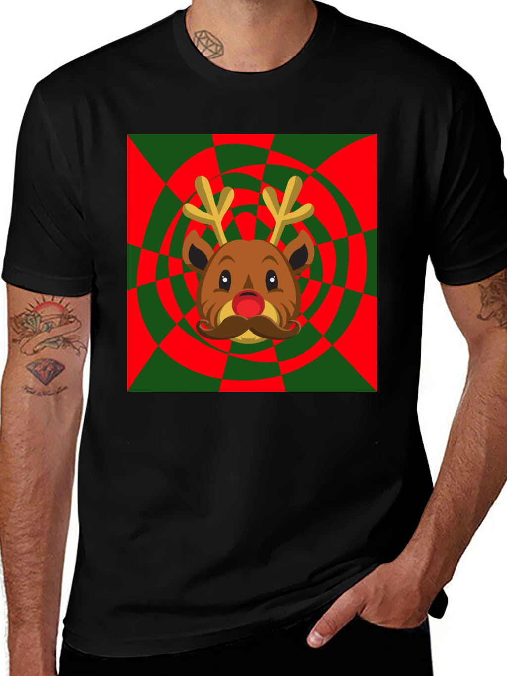 Holiday Reindeer Graphic Tee