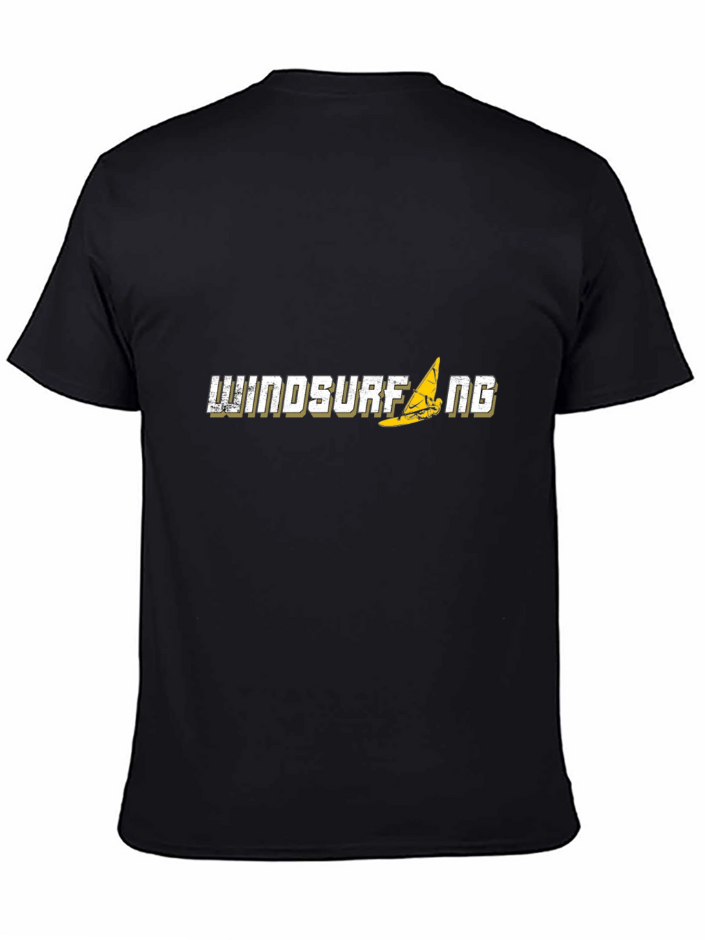 Windsurfing Graphic Tee - Black T-Shirt