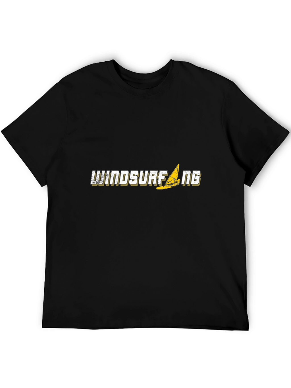 Windsurfing Graphic Tee - Black T-Shirt