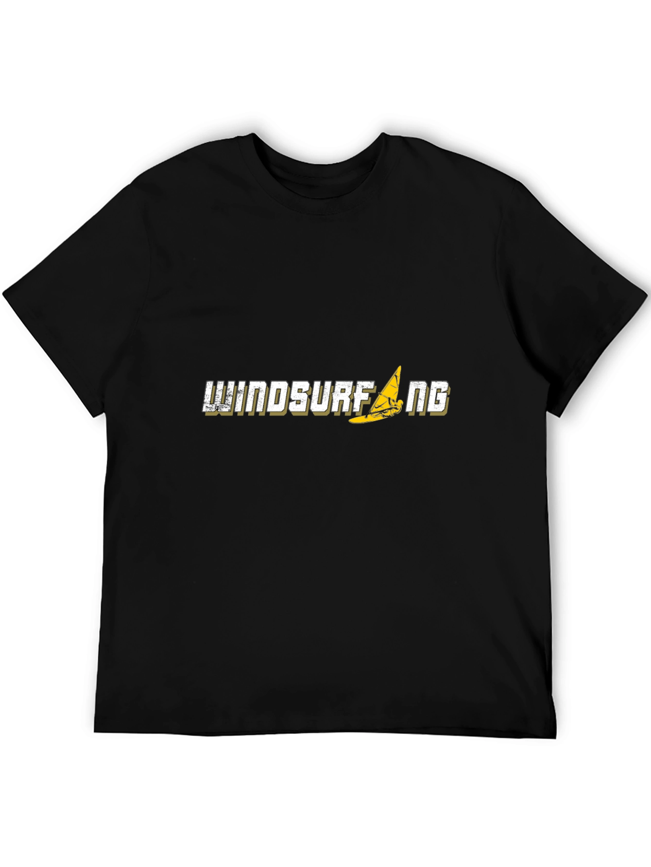 Windsurfing Graphic Tee - Black T-Shirt