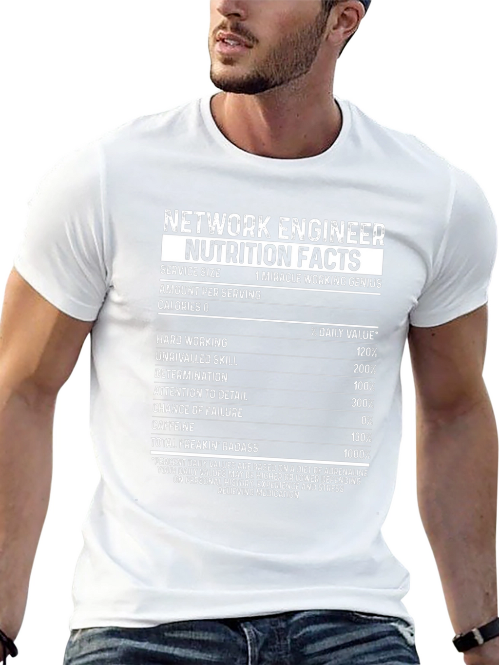 Network Engineer Nutrition Facts T-Shirt