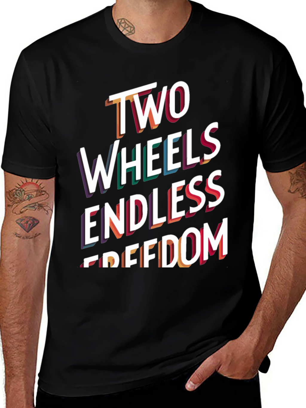 Two Wheels Endless Freedom T-Shirt