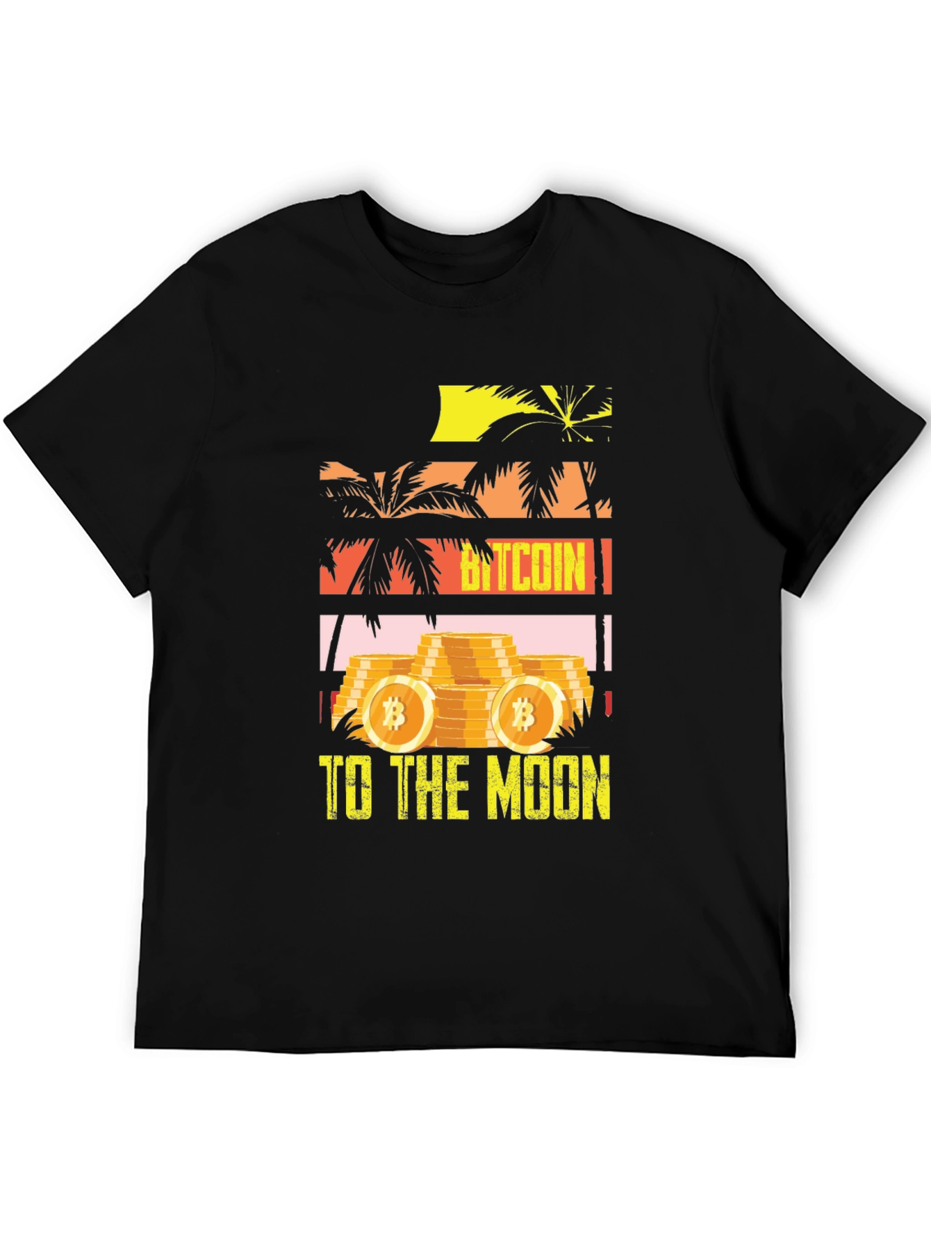 Bitcoin to the Moon Graphic Tee - Crypto HODL T-Shirt