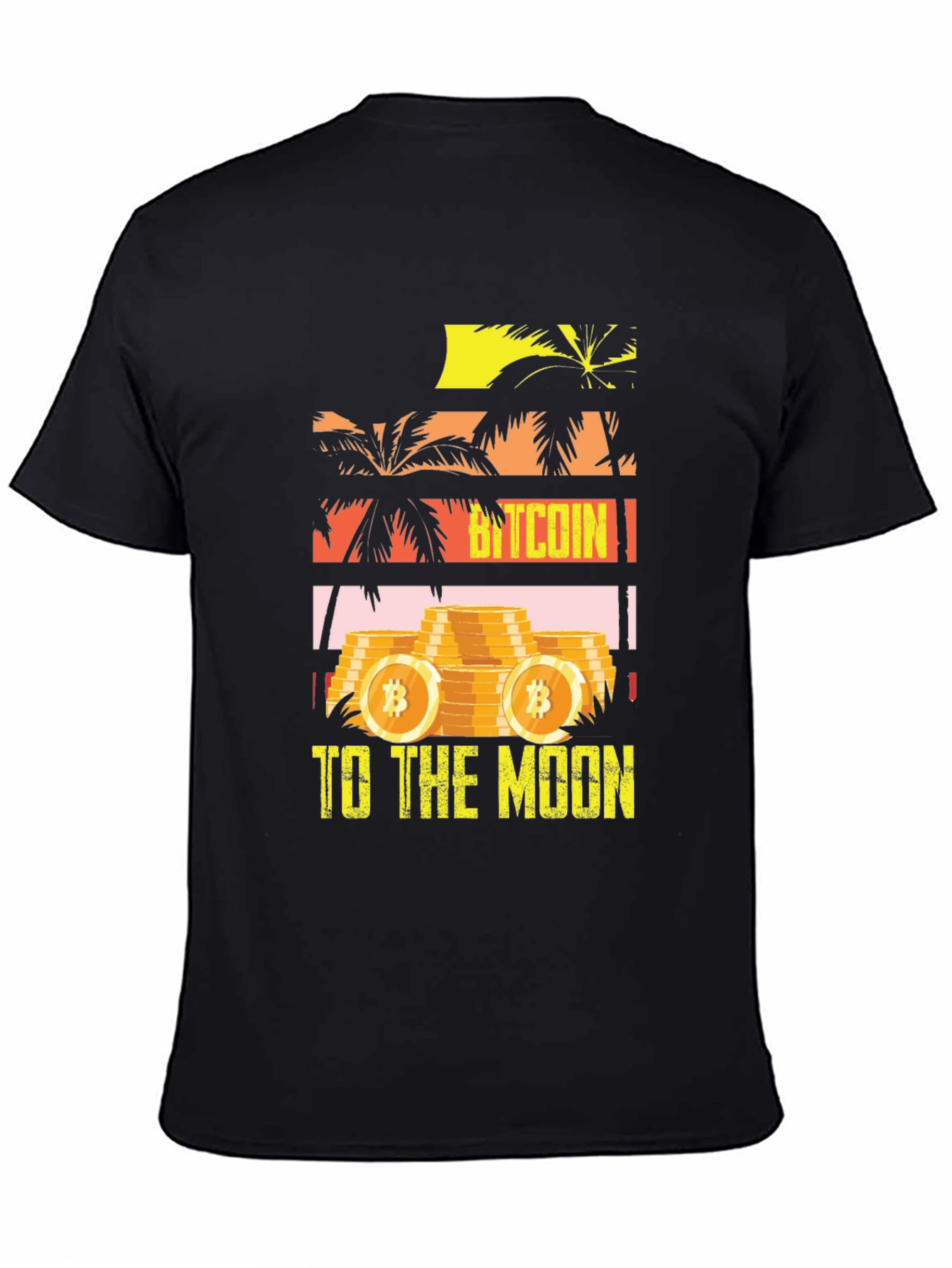 Bitcoin to the Moon Graphic Tee - Crypto HODL T-Shirt