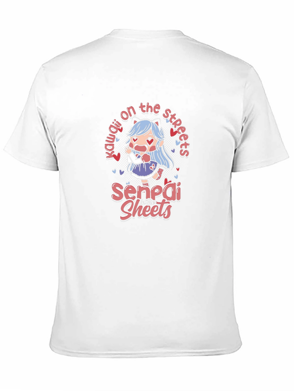 Kawaii Anime T-Shirt - Senpai in the Sheets