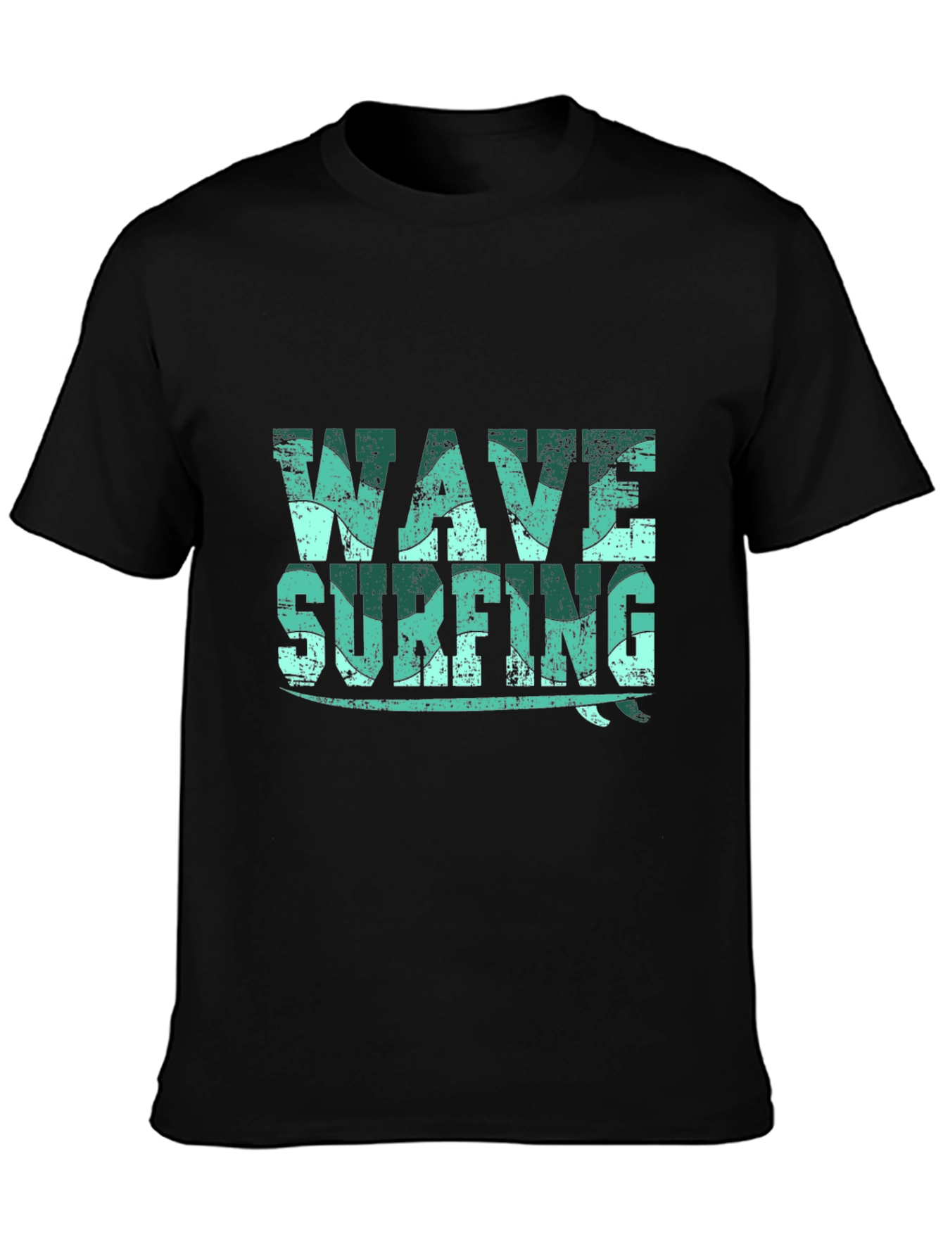 Wave Surfing Graphic T-Shirt