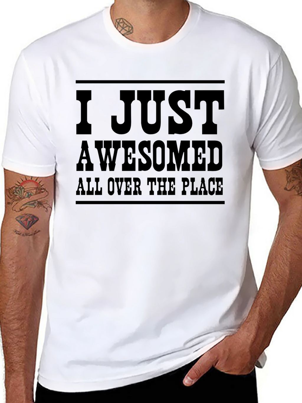 I Just Awesomed All Over T-Shirt