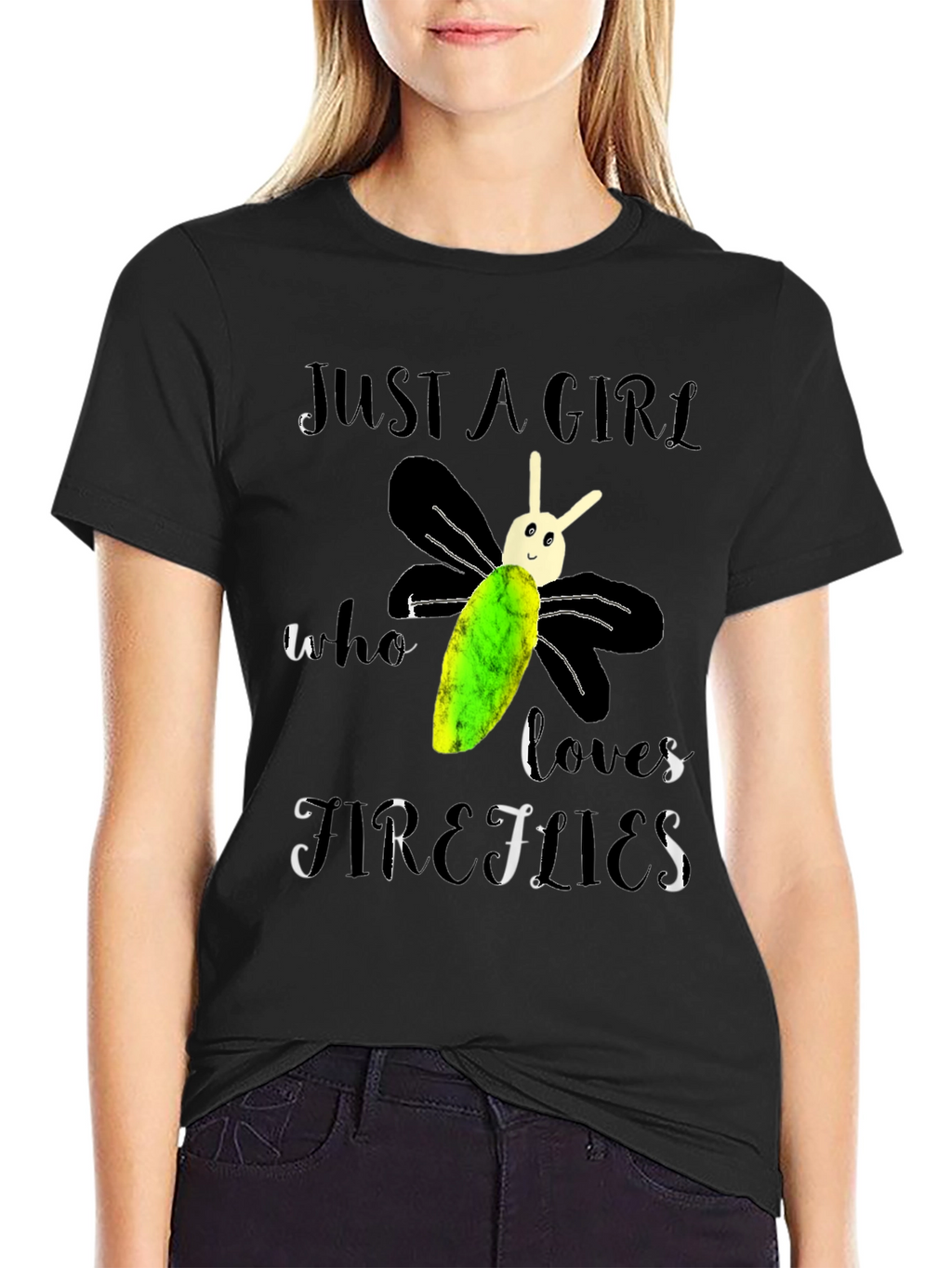 Just A Girl Who Loves Fireflies T-Shirt