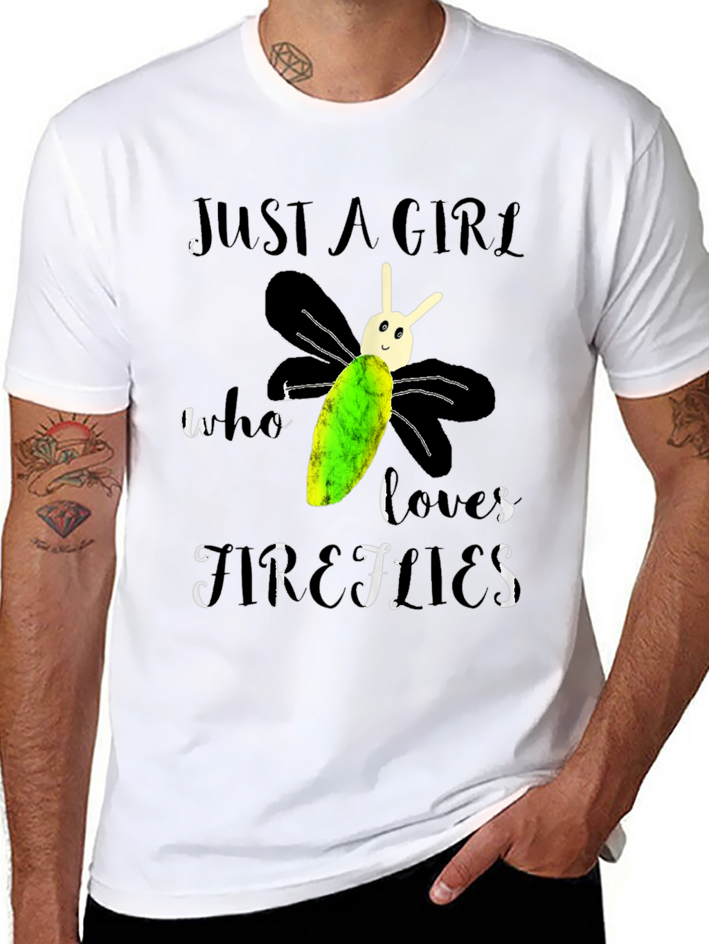 Just A Girl Who Loves Fireflies T-Shirt