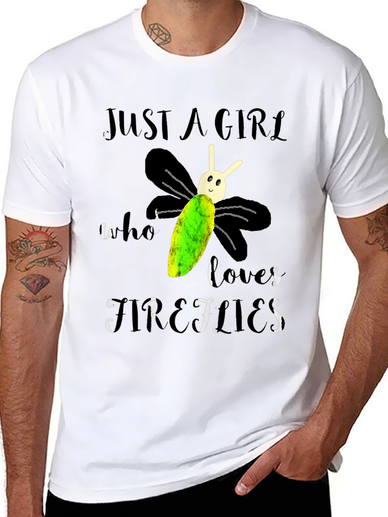 Just A Girl Who Loves Fireflies T-Shirt