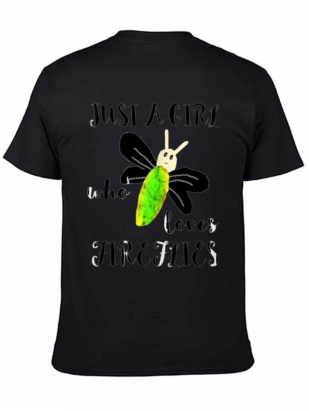 Just A Girl Who Loves Fireflies T-Shirt