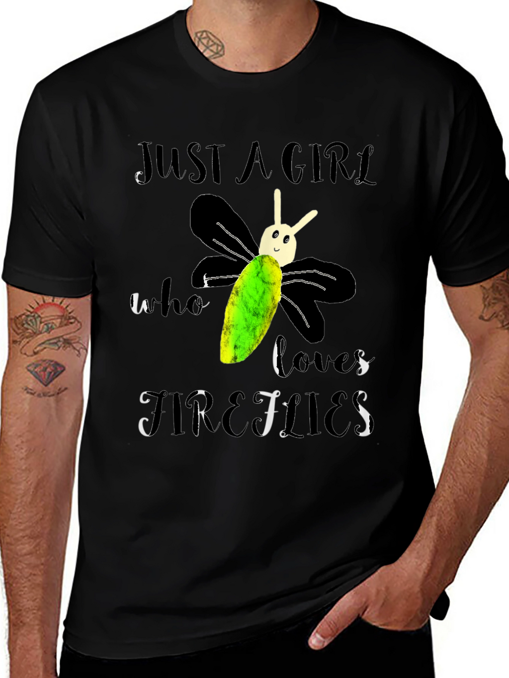 Just A Girl Who Loves Fireflies T-Shirt