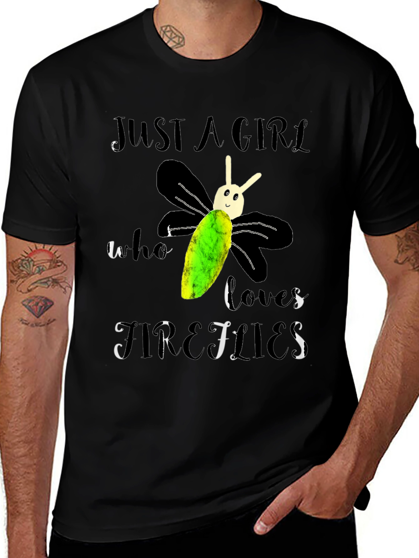 Just A Girl Who Loves Fireflies T-Shirt