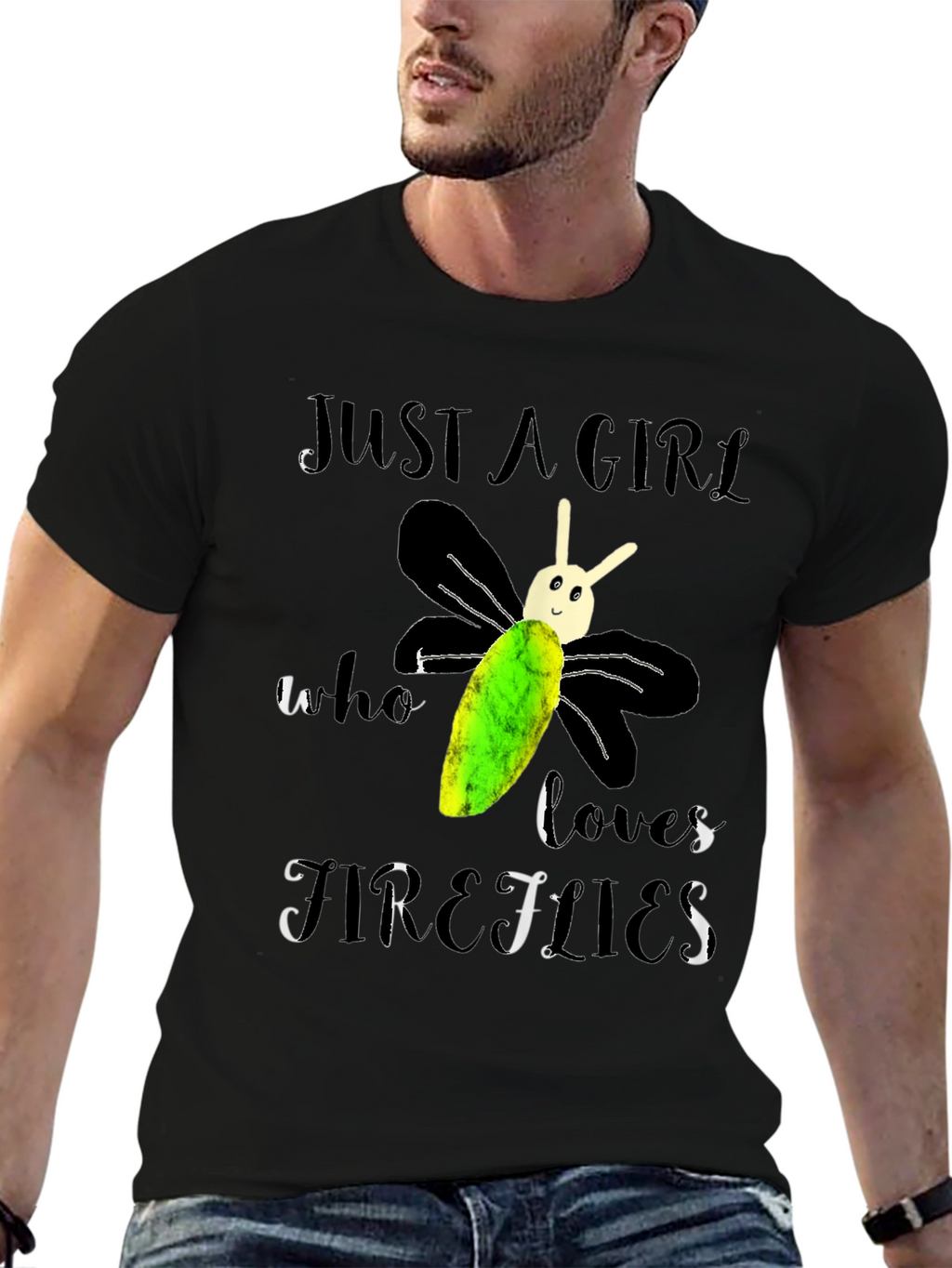 Just A Girl Who Loves Fireflies T-Shirt