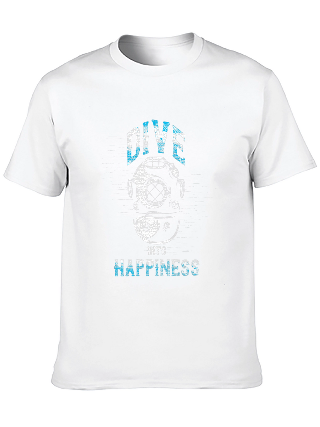 Dive Into Happiness Graphic Tee - Black