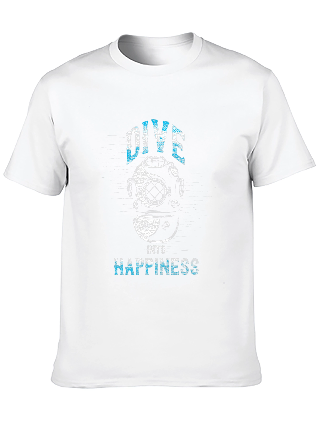 Dive Into Happiness Graphic Tee - Black