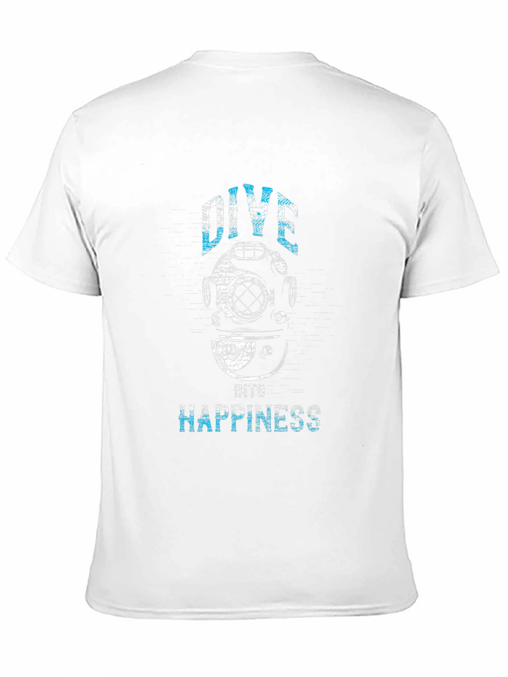 Dive Into Happiness Graphic Tee - Black