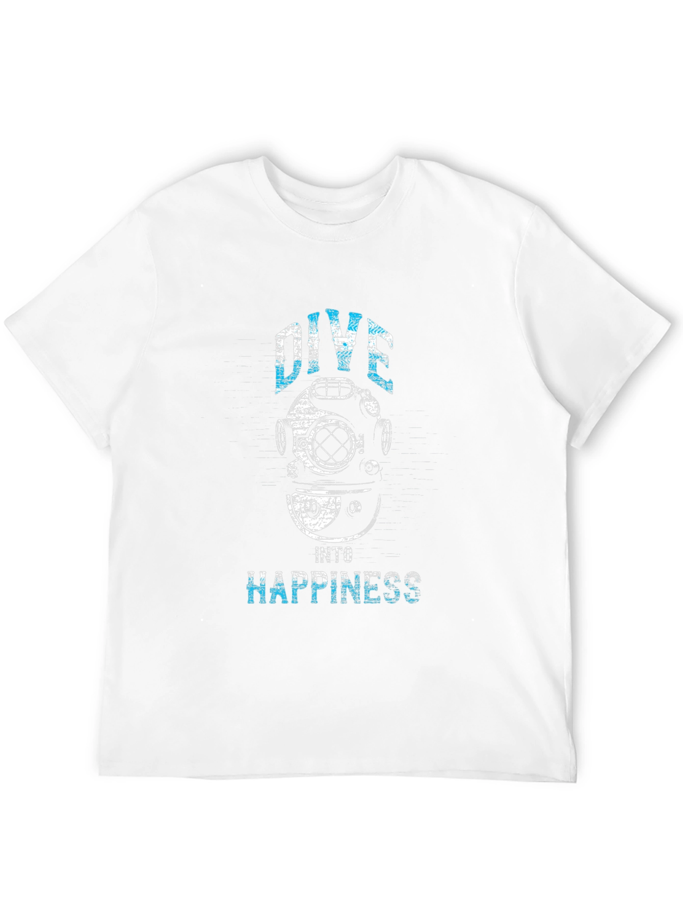 Dive Into Happiness Graphic Tee - Black