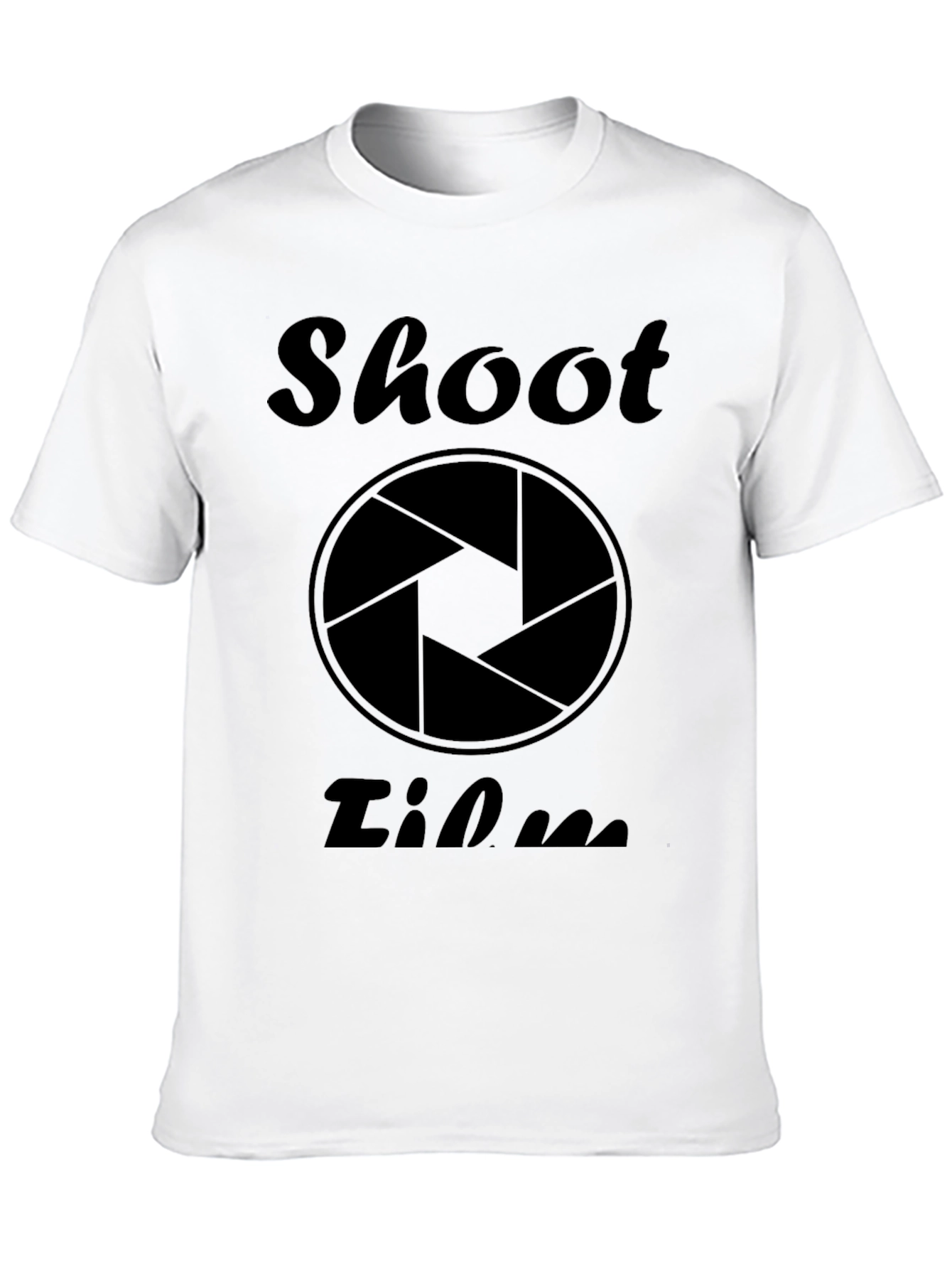 Shoot Film Black Graphic T-Shirt