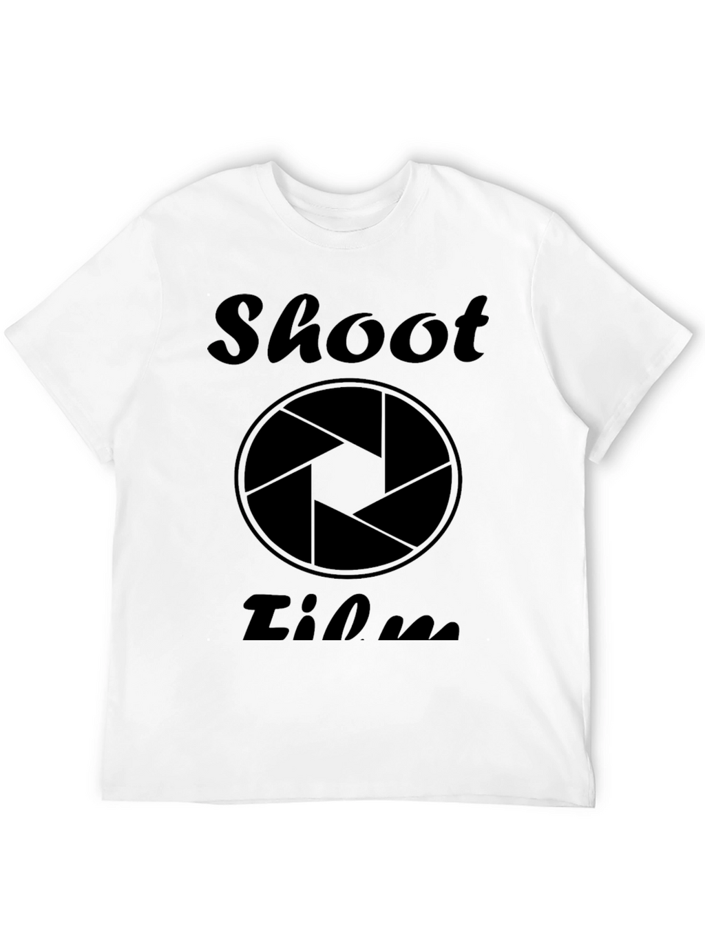 Shoot Film Black Graphic T-Shirt