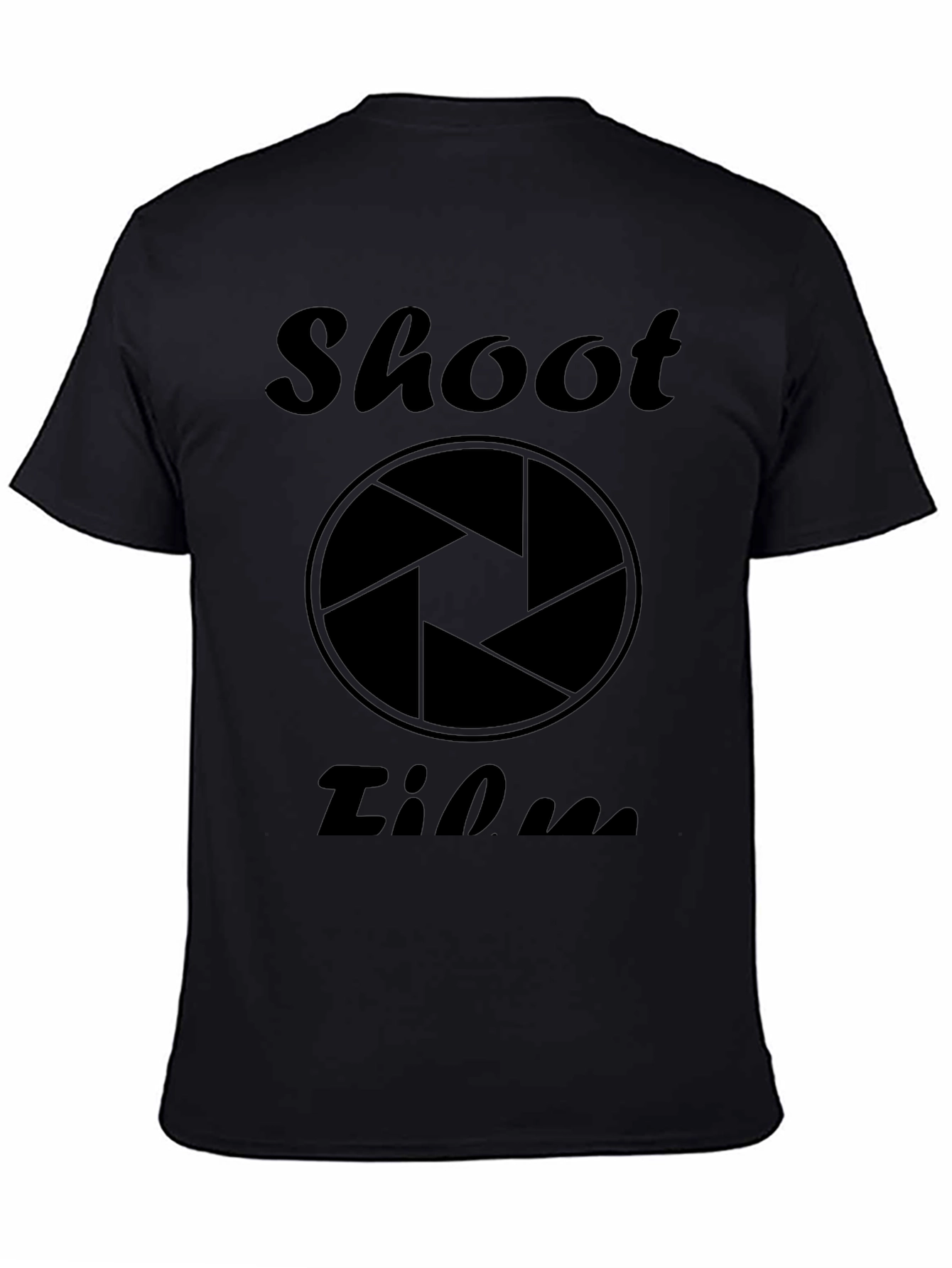 Shoot Film Black Graphic T-Shirt