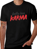 Gotta Love Karma Black Graphic Tee