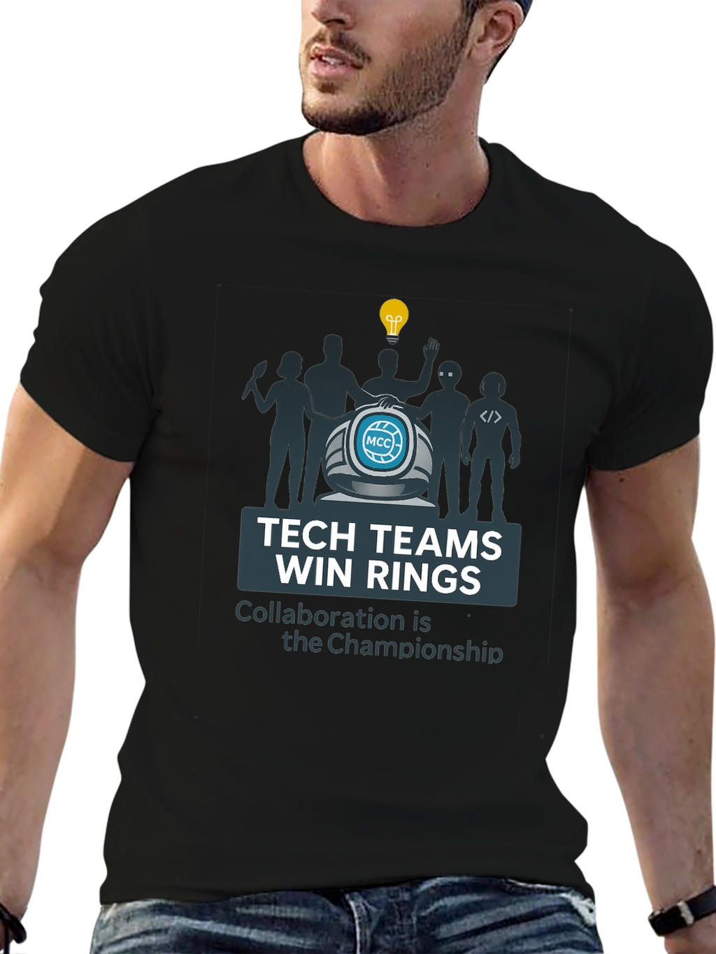 Tech Teams Win Rings T-Shirt