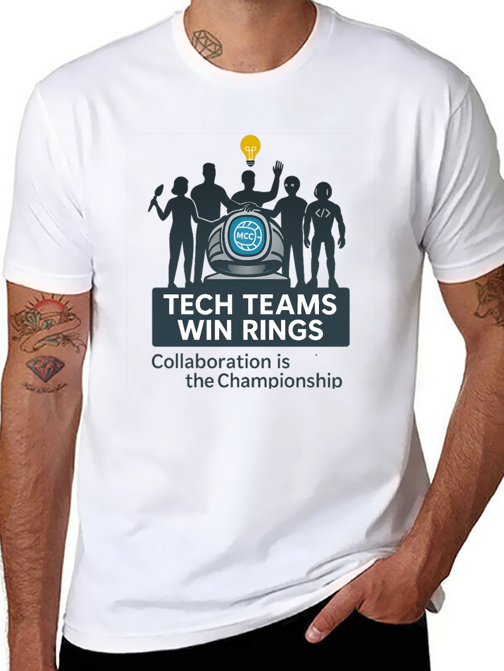 Tech Teams Win Rings T-Shirt
