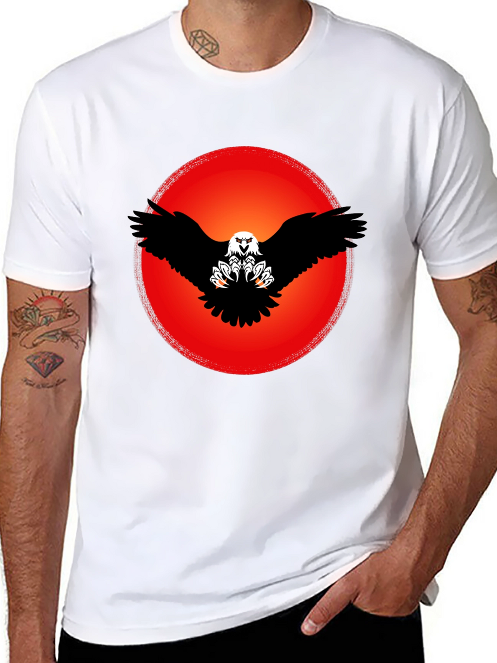 Eagle Graphic Black T-Shirt