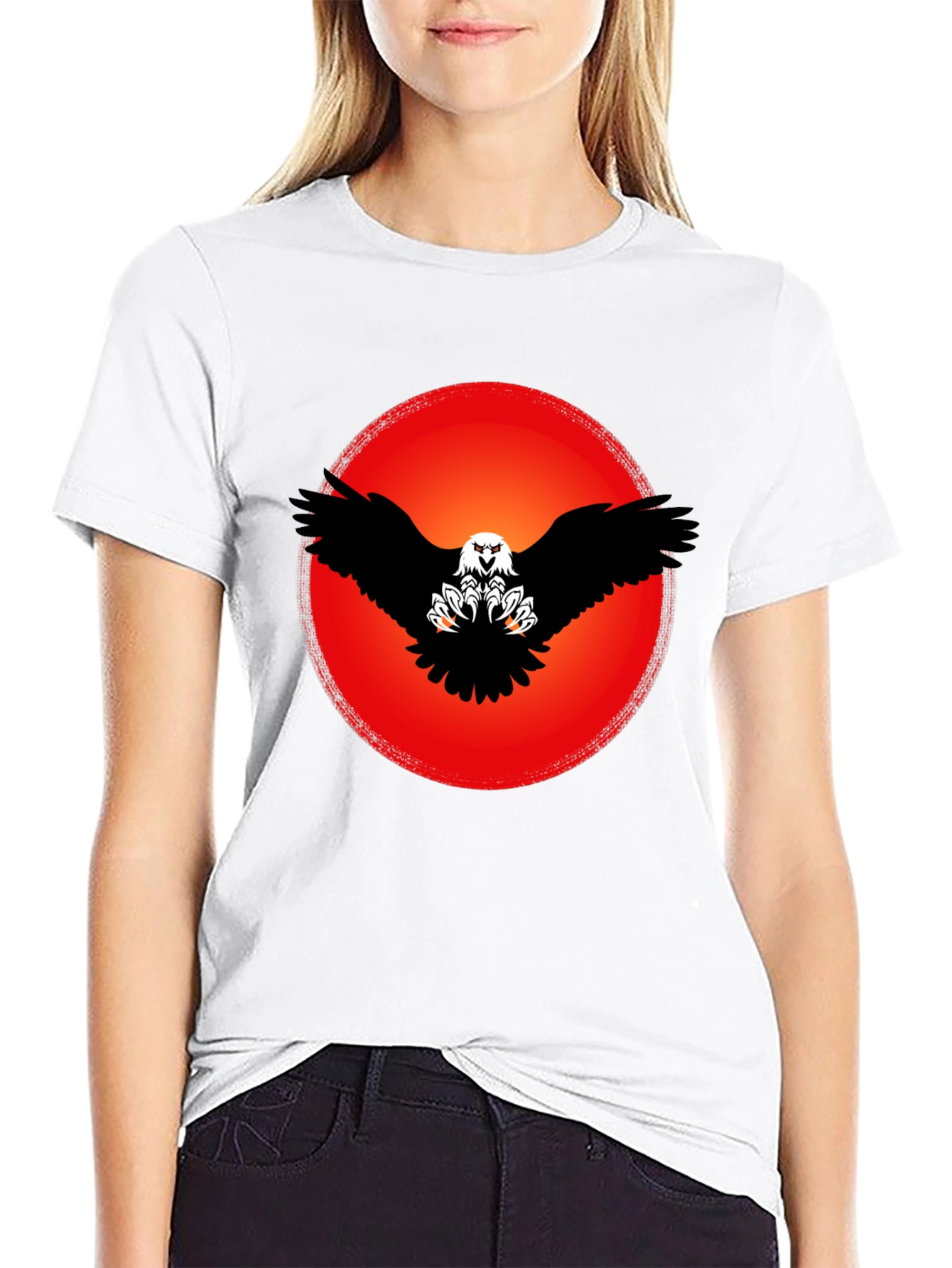 Eagle Graphic Black T-Shirt