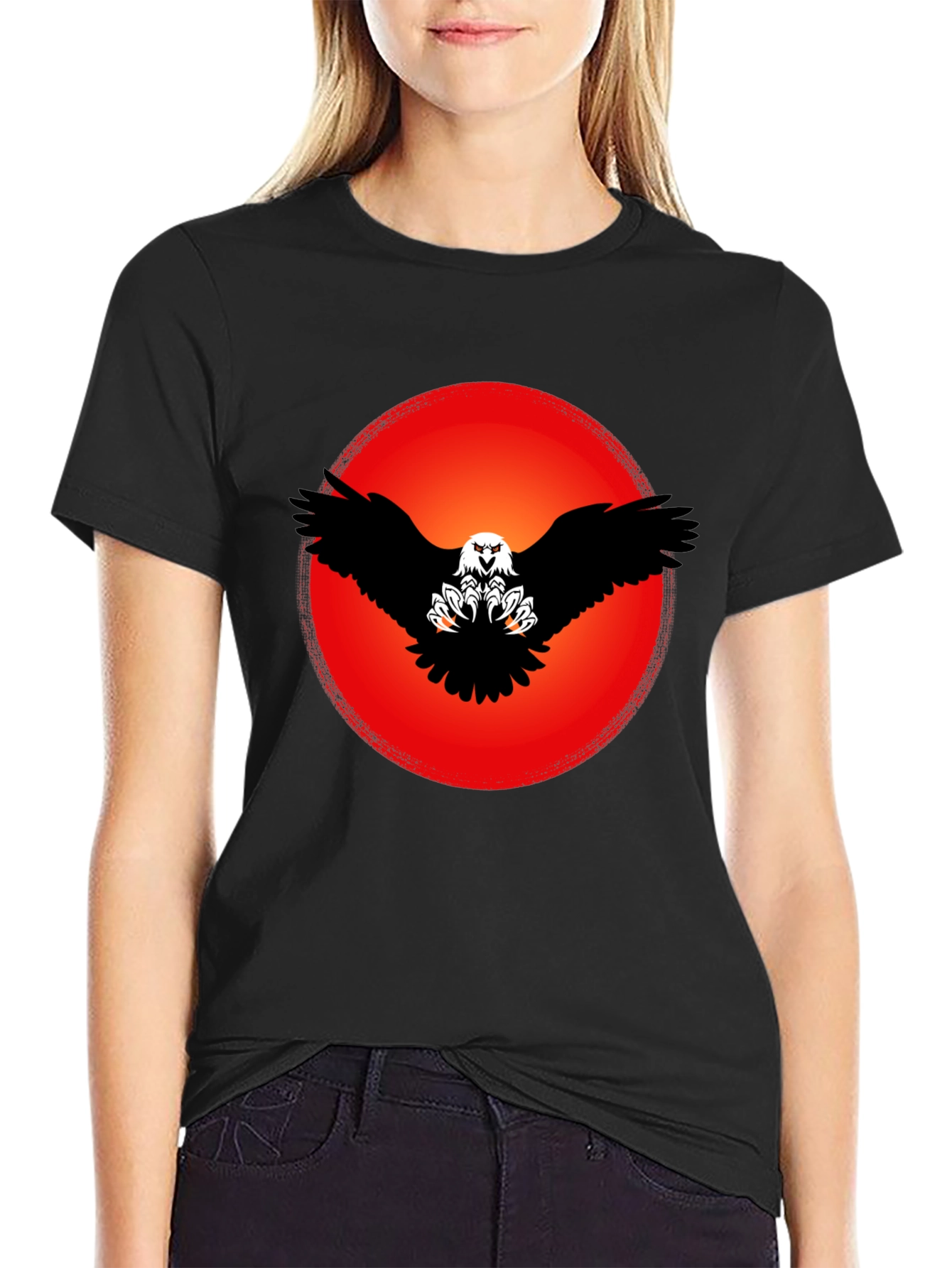 Eagle Graphic Black T-Shirt