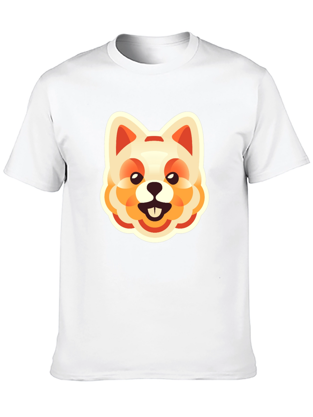Dog Graphic Tee - Cute Cartoon Animal Print