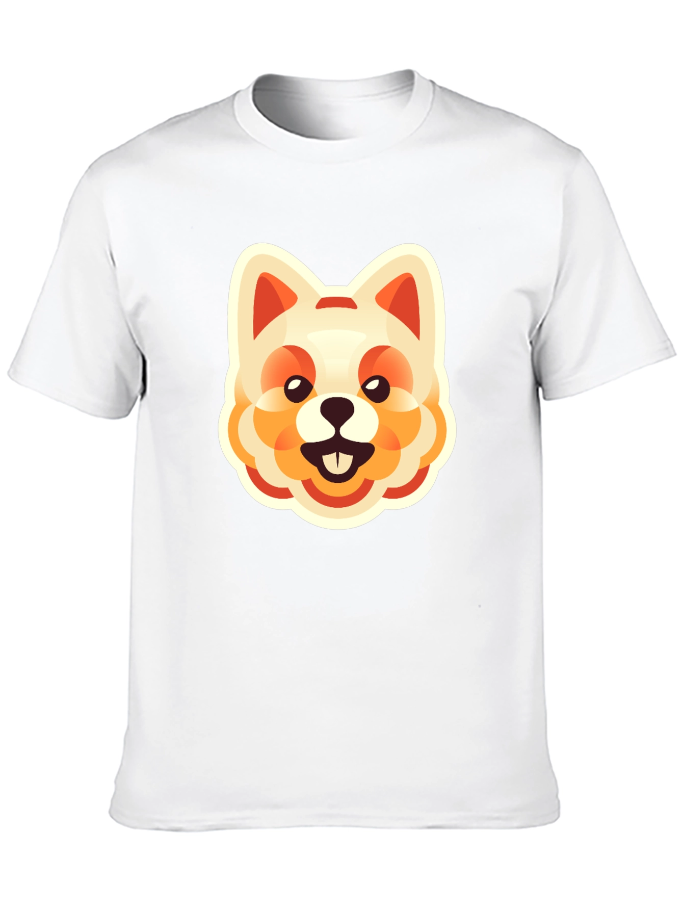 Dog Graphic Tee - Cute Cartoon Animal Print