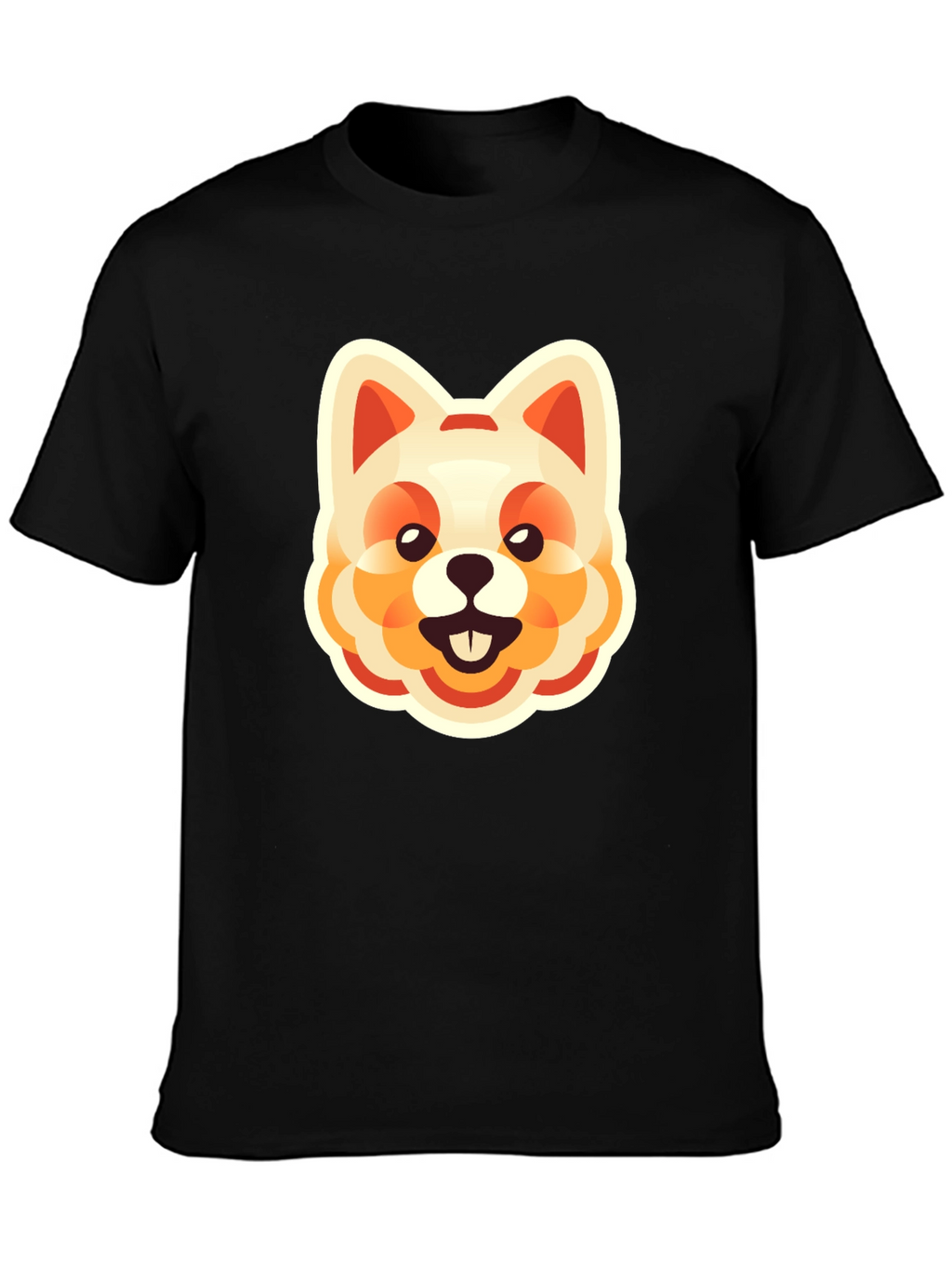 Dog Graphic Tee - Cute Cartoon Animal Print