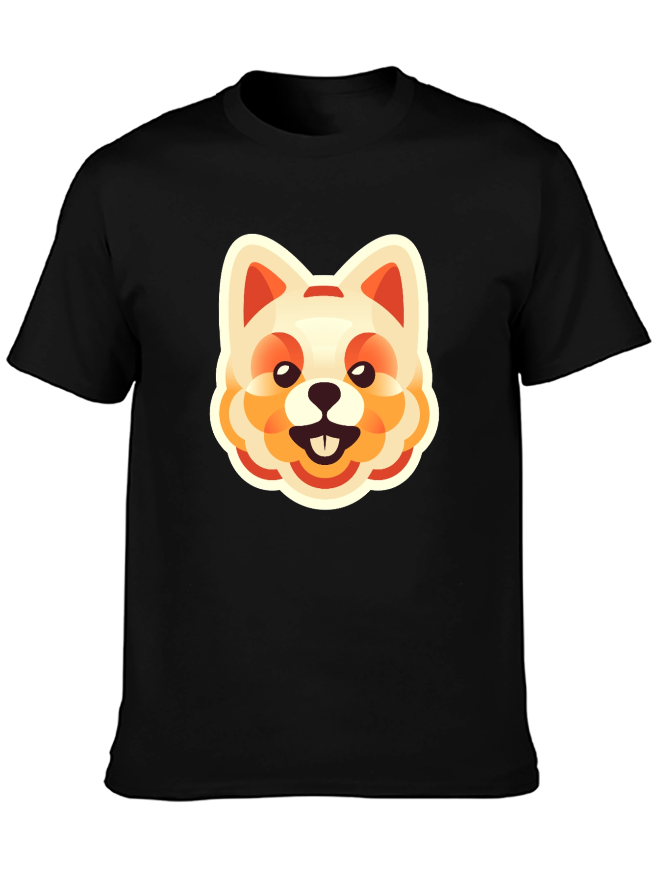 Dog Graphic Tee - Cute Cartoon Animal Print
