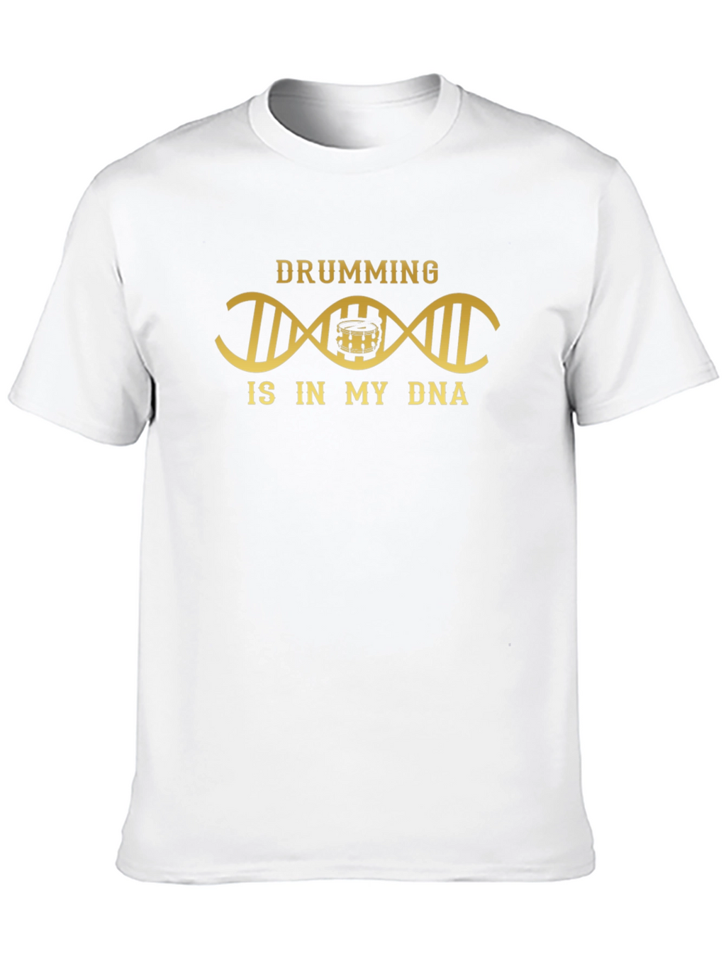 Drumming DNA Graphic Tee - Musician T-Shirt